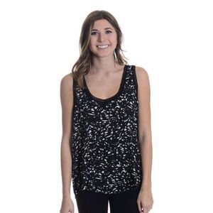 Tart Hannah Ribbed Detail Scoop Neck Tank Top L